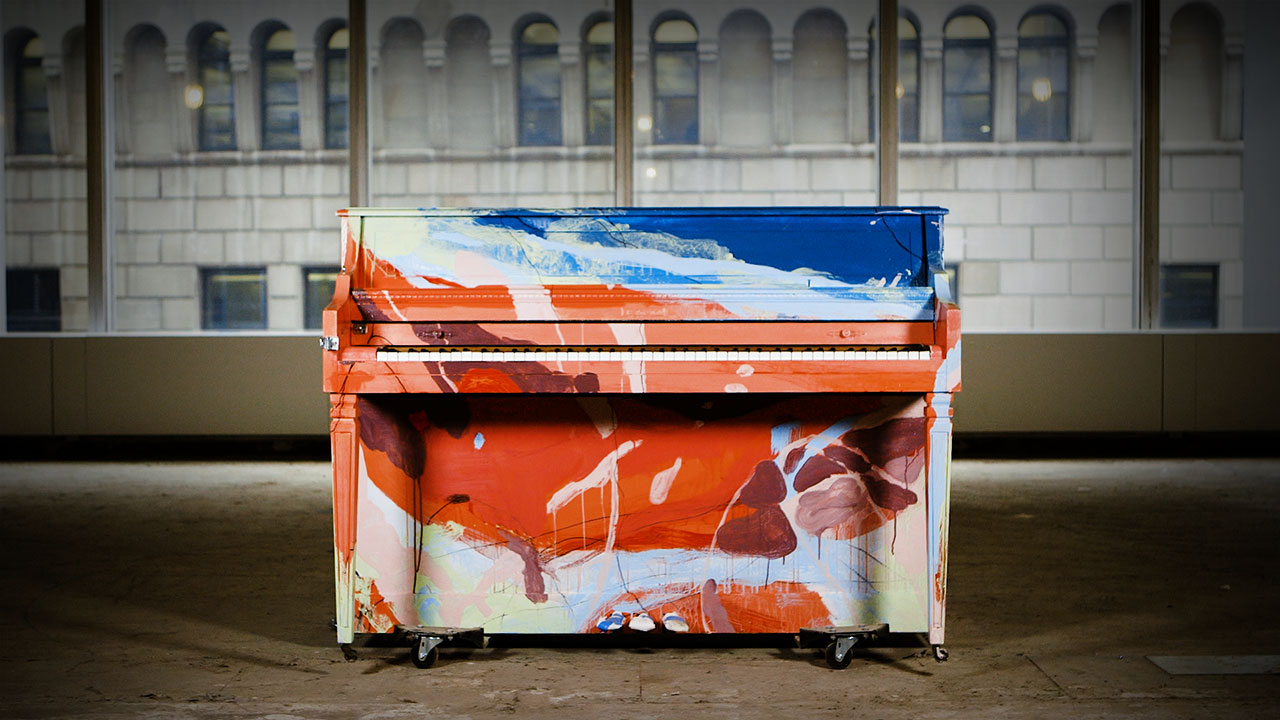 Artist-transformed piano by Dongze Huo